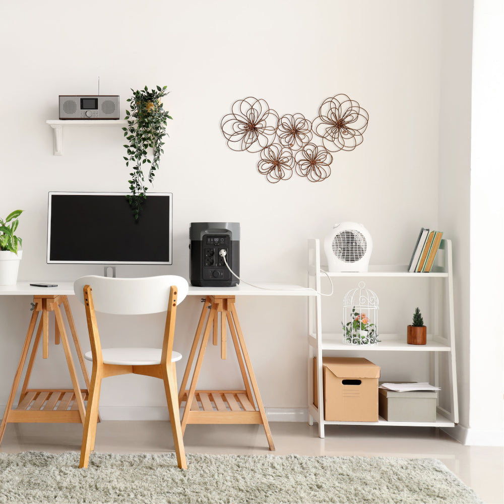 Loop Flowers Wall Panel - Rust Finish