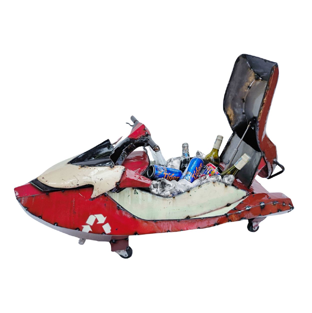 Jetting Around Cooler - Red