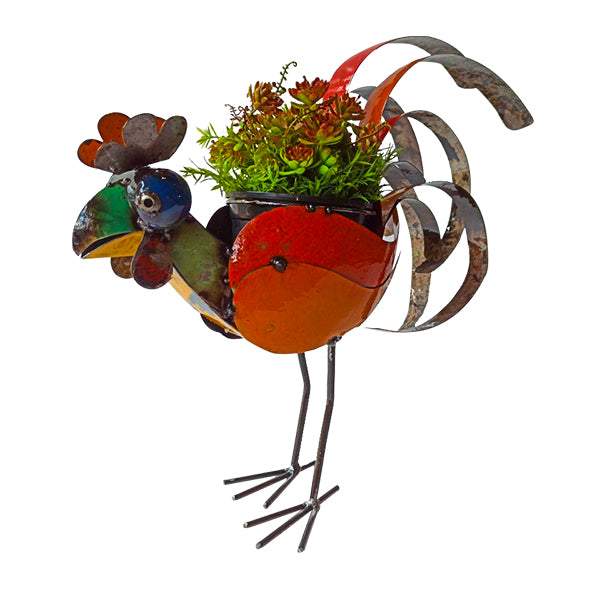 Barnyard Rooster Planter