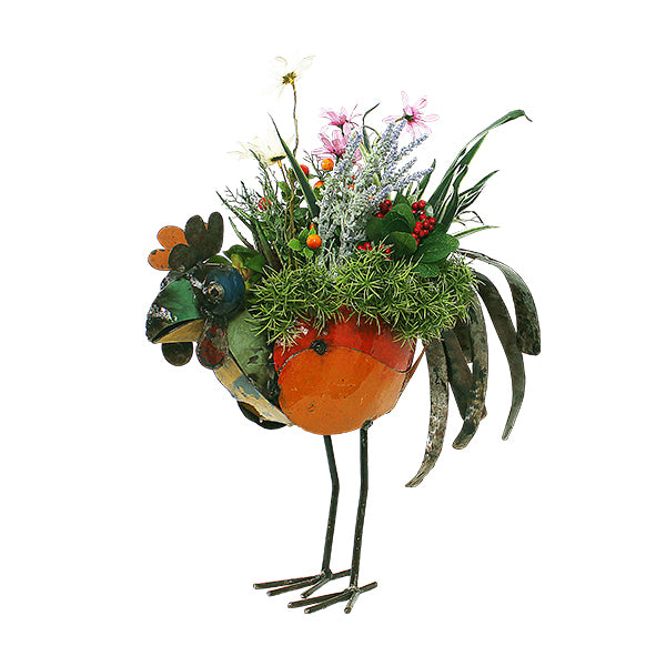 Barnyard Rooster Planter