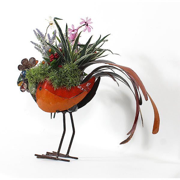 Barnyard Rooster Planter