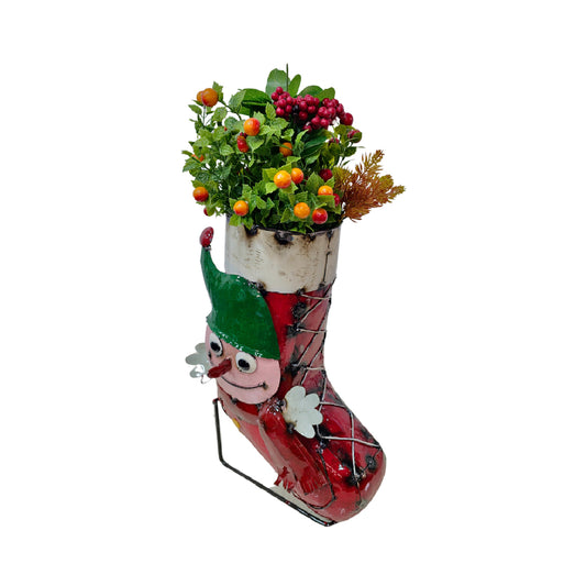 Christmas Elf Boot Planter