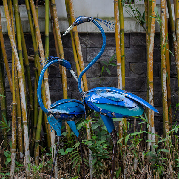 Brolga Mother - Blue