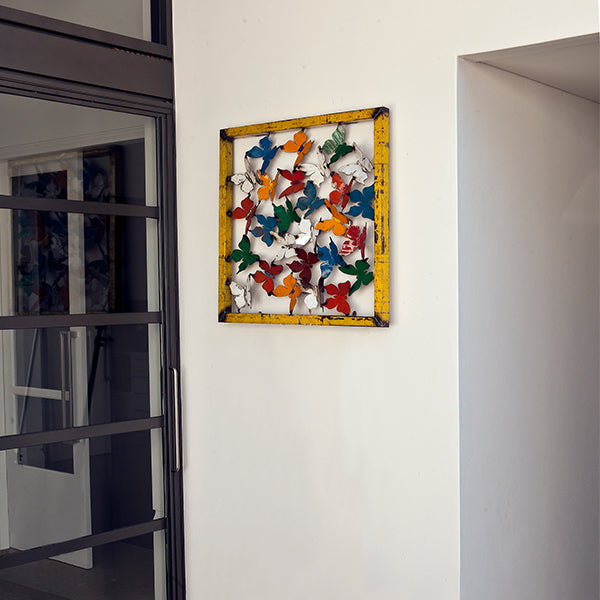 Butterfly Framed Wall Panel