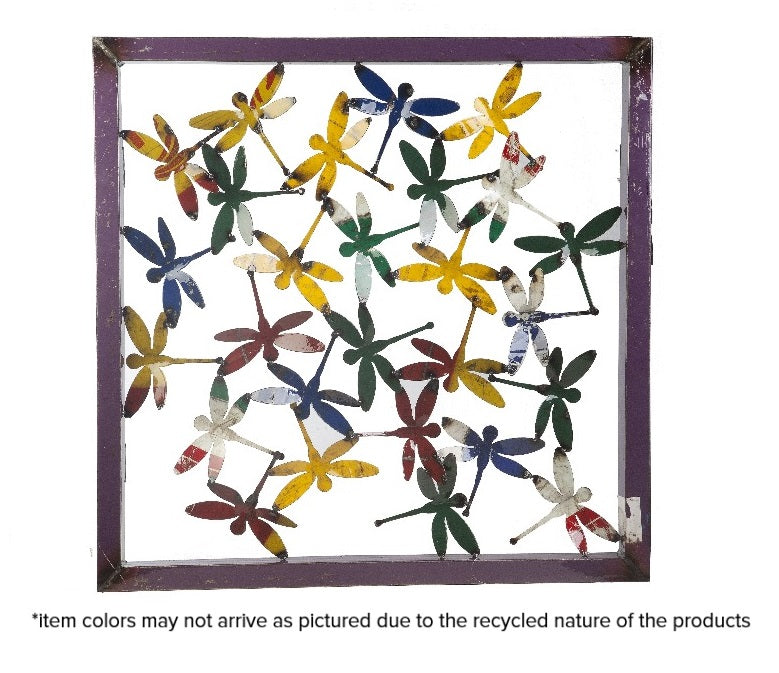 Dragonfly Framed Wall Panel