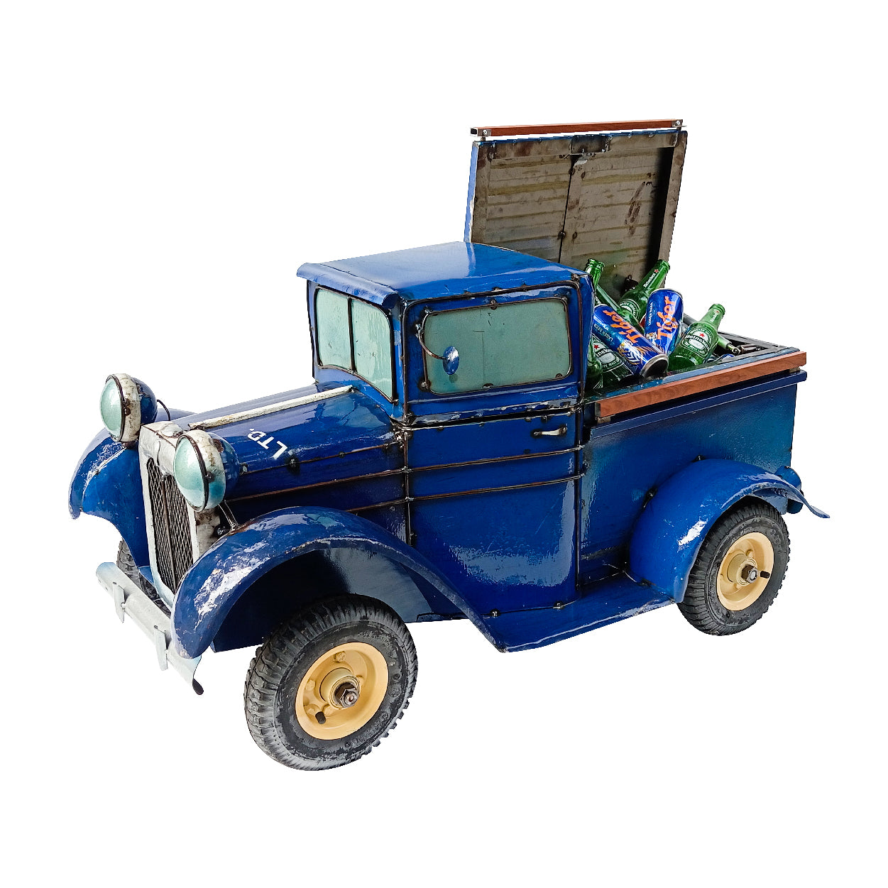 Vintage Pick-Up Truck Cooler - Blue