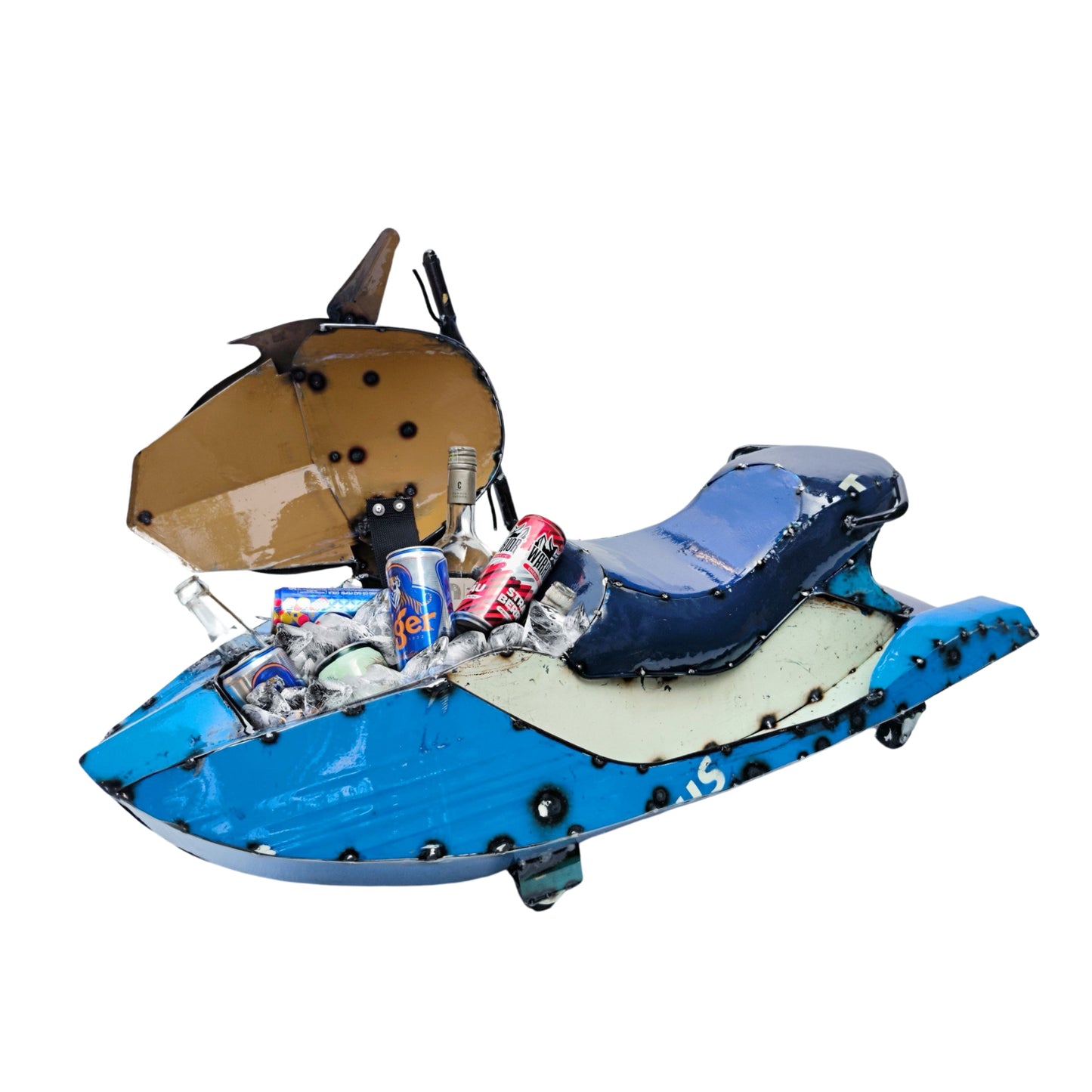 Jetting Around Cooler - Blue