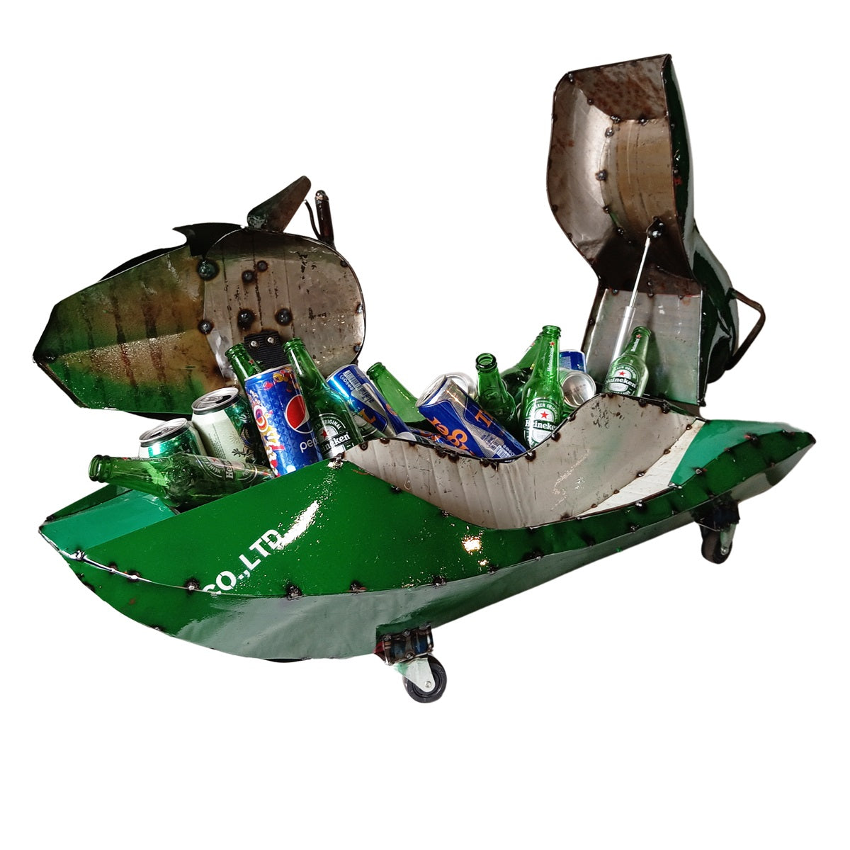 Jetting Around Cooler - Green