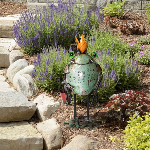 Frog King with Bucket