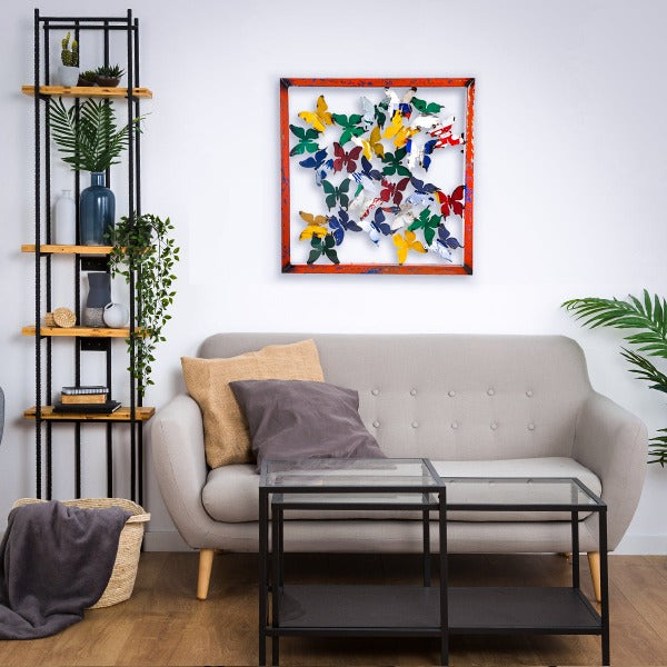 Butterfly Framed Wall Panel