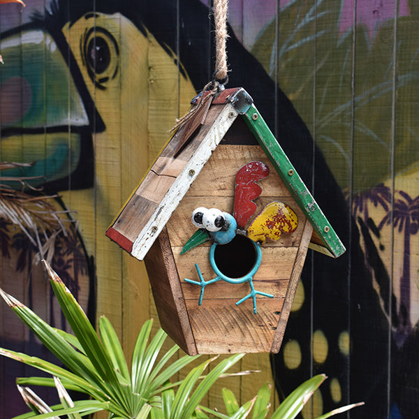 Walk the Line Bird House