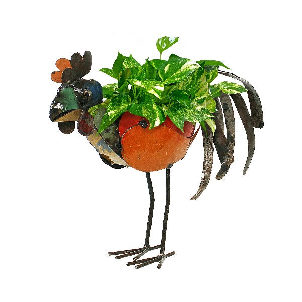 Barnyard Rooster Planter