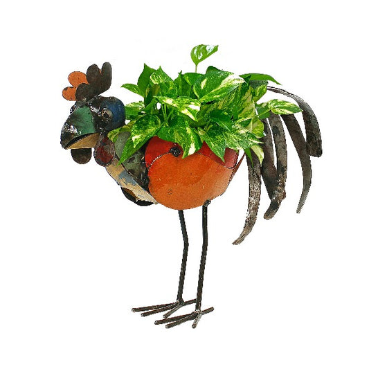 Barnyard Rooster Planter