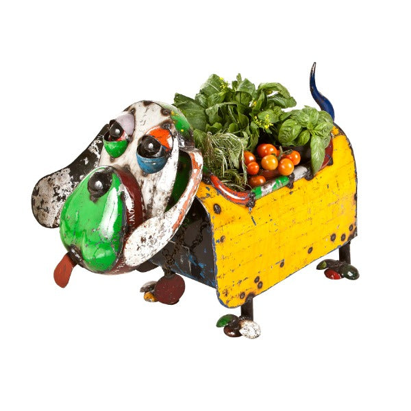 Hound Dog Planter