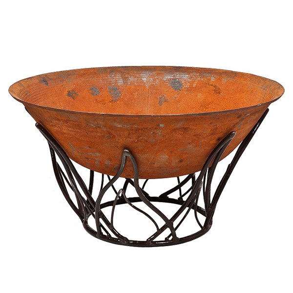 100cm Cast Iron Fire Pit Bowl with Blaze Stand