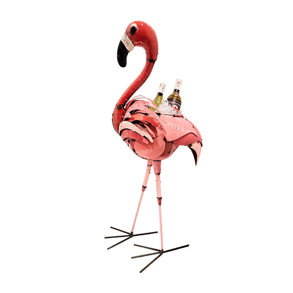 hanging flamingo planter Barnyard Flamingo Planter/ Beverage – Think Outside