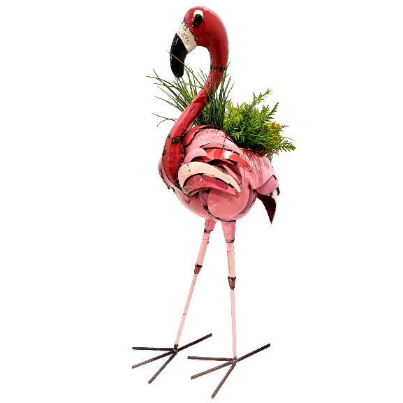 [Pre-order] Barnyard Flamingo Planter/ Beverage