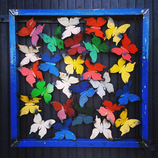 Butterfly Framed Wall Panel
