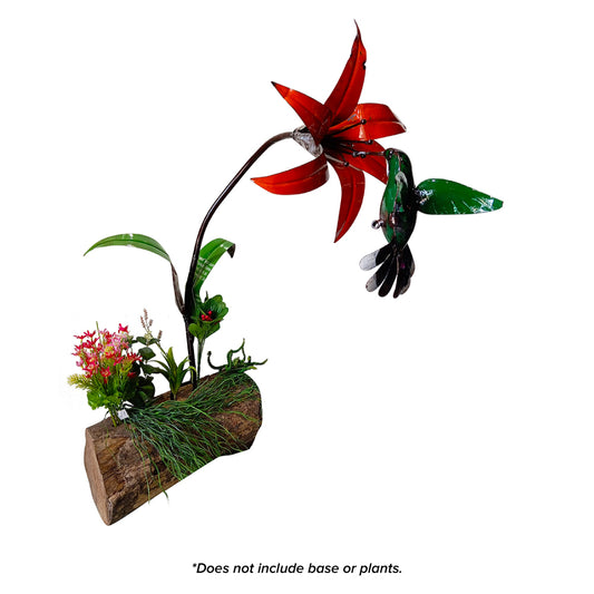 Hummingbird Garden Stake