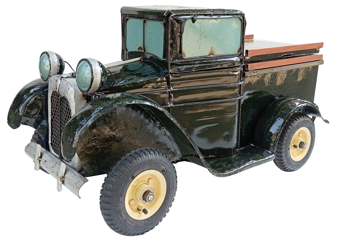Vintage Pick-Up Truck Cooler - Olive Green