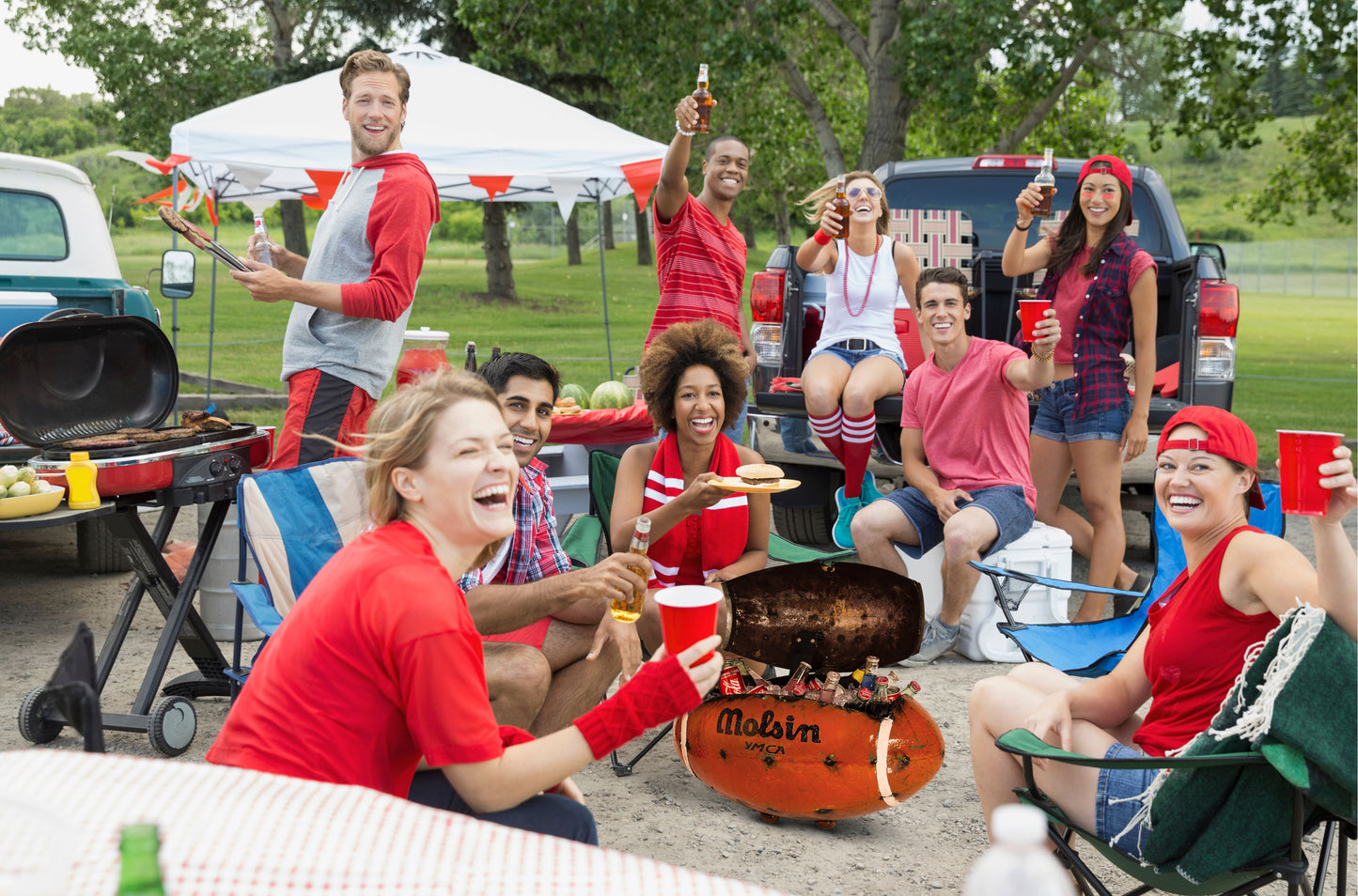 Football Beverage Tub Large