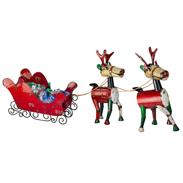 Reindeer and Sled Set