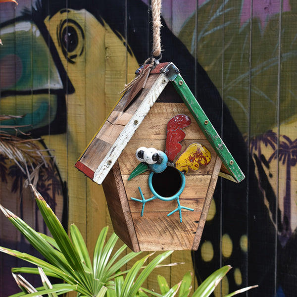 Walk the Line Bird House