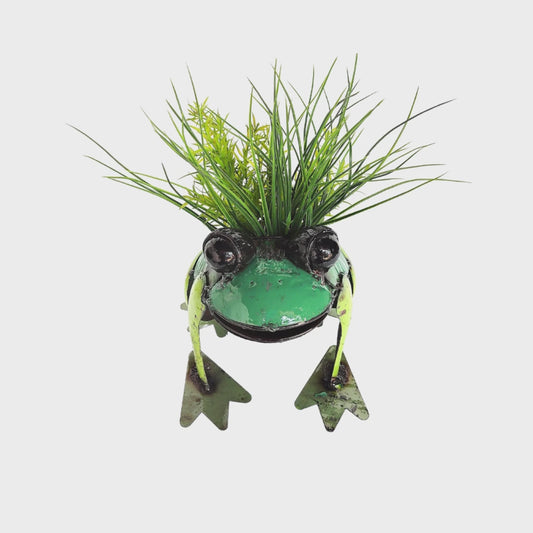 Pad Me Pond Frog Planter